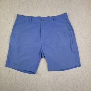 Vineyard Vines Breaker Shorts Mens 38 Blue Performance Golf Chino 8" Ins